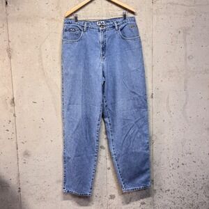 Fila Jeans Baggy Skater Mens 38 Blue Light Wash Gorpcore 90s Y2K Streetwear